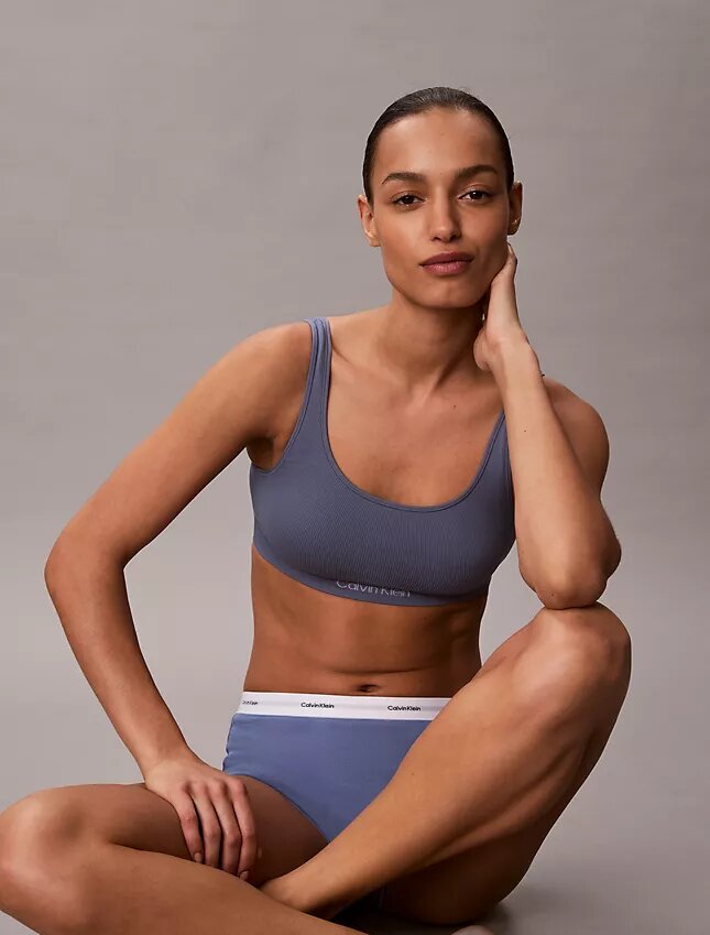 Cotton Stretch Rib High Rise Brief Cotton Stretch Rib High Rise Brief