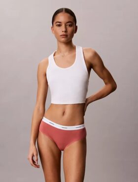 Cotton Stretch Rib Hipster