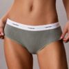 Cotton Stretch Rib Hipster
