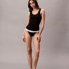 Cotton Stretch Rib String Thong Cotton Stretch Rib String Thong
