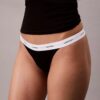 Cotton Stretch Rib String Thong Cotton Stretch Rib String Thong