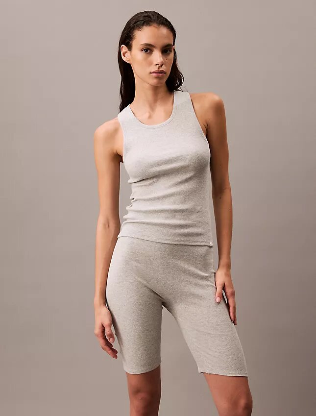 Cotton Stretch Rib Tank Top Cotton Stretch Rib Tank Top