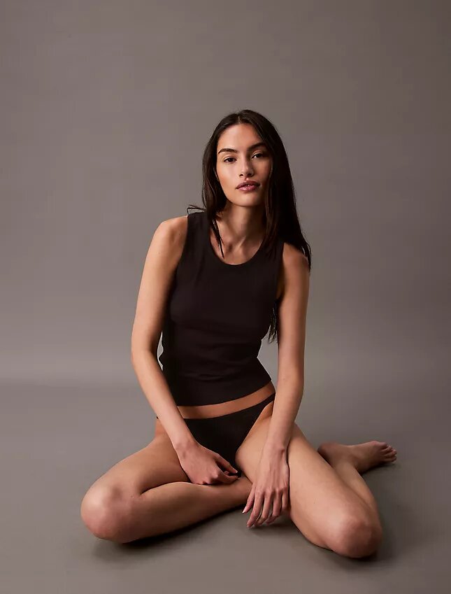 Cotton Stretch Rib Tank Top Cotton Stretch Rib Tank Top