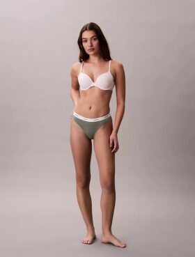 Cotton Stretch Rib Thong