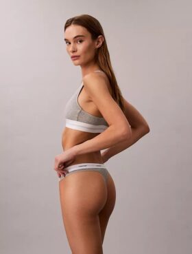 Cotton Stretch Rib Thong