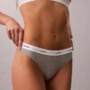 Cotton Stretch Rib Thong