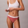 Cotton Stretch Rib Thong
