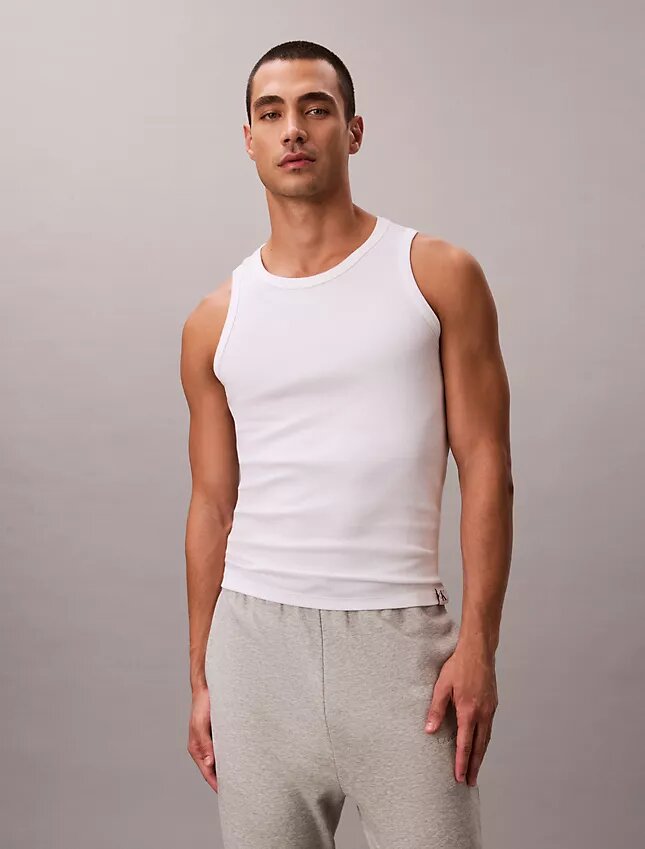 Cotton Stretch Sleep Tank Top Cotton Stretch Sleep Tank Top