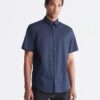 Cotton Stretch Slim Button-Down Shirt