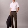 Cotton Stretch Slim Button-Down Shirt