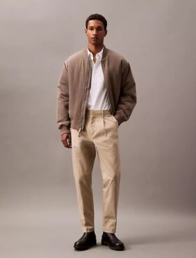 Cotton Stretch Slim Button-Down Shirt