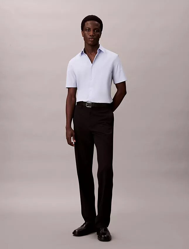 Cotton Stretch Slim Button-Down Shirt Cotton Stretch Slim Button-Down Shirt