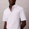 Cotton Stretch Slim Button-Down Shirt