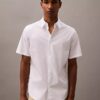 Cotton Stretch Slim Button-Down Shirt