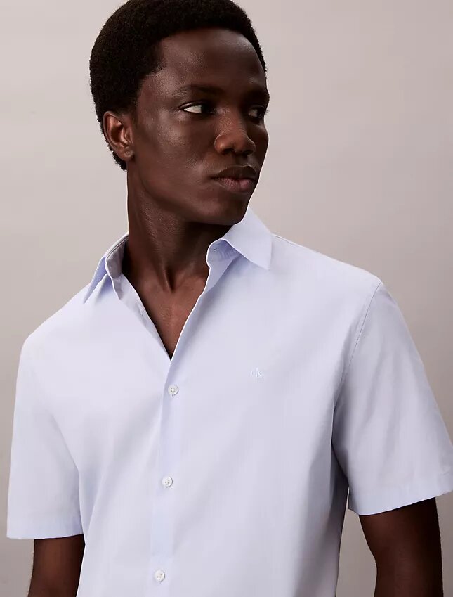 Cotton Stretch Slim Button-Down Shirt Cotton Stretch Slim Button-Down Shirt