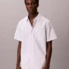 Cotton Stretch Slim Stripe Button-Down Shirt