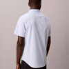 Cotton Stretch Slim Stripe Button-Down Shirt