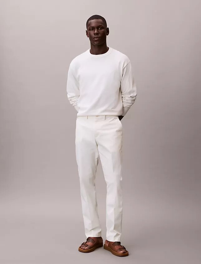 Cotton Stretch Slim Trousers Cotton Stretch Slim Trousers