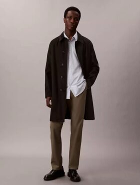 Cotton Stretch Slim Trousers