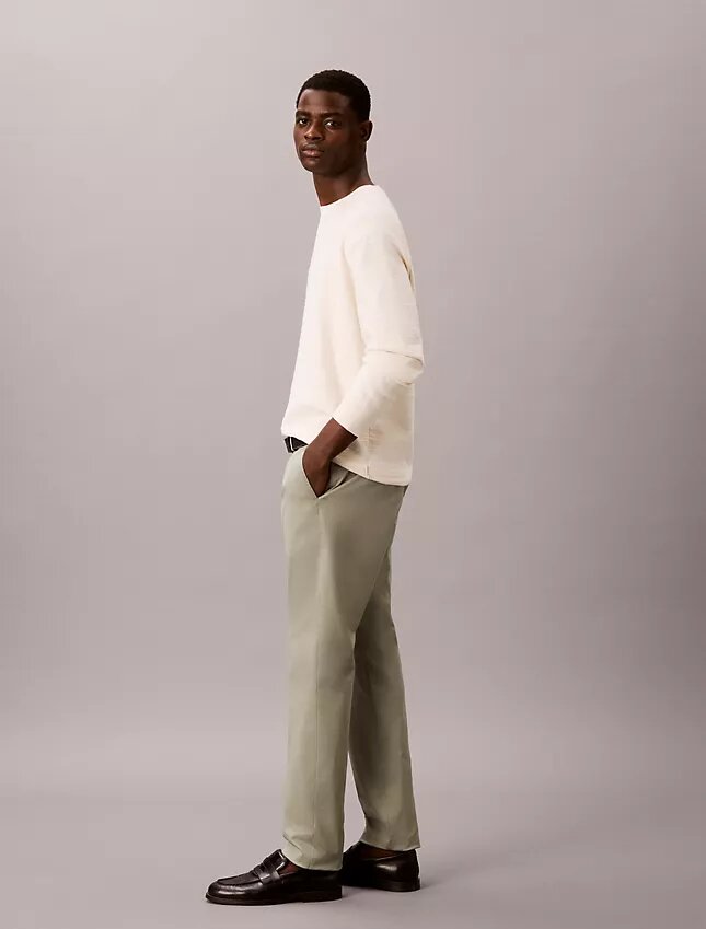 Cotton Stretch Slim Trousers Cotton Stretch Slim Trousers