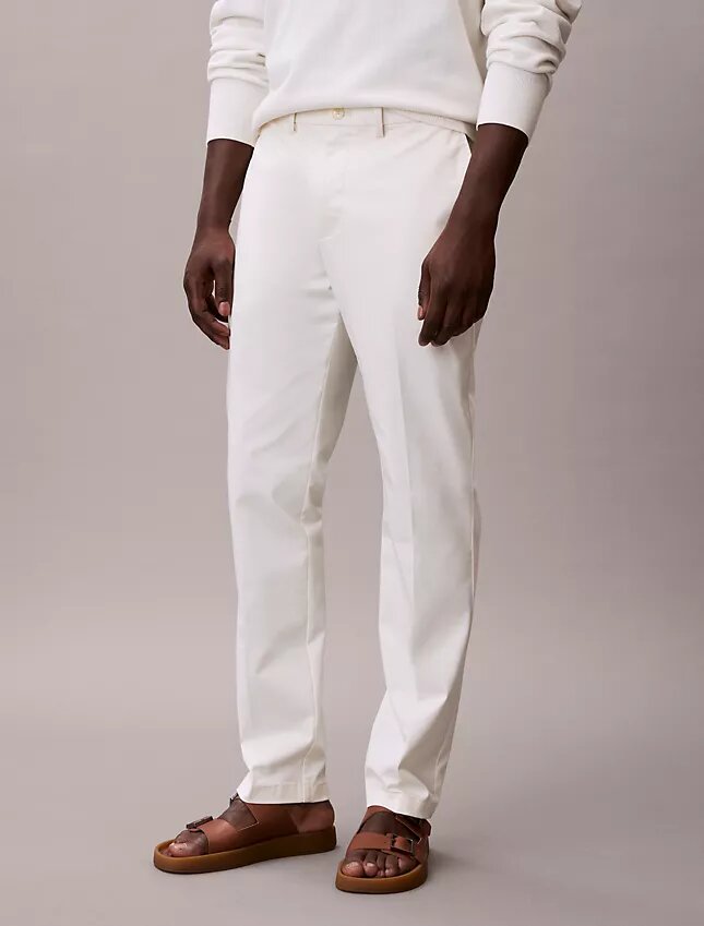 Cotton Stretch Slim Trousers Cotton Stretch Slim Trousers