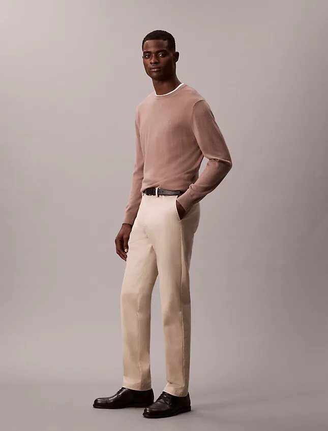 Cotton Stretch Slim Trousers Cotton Stretch Slim Trousers