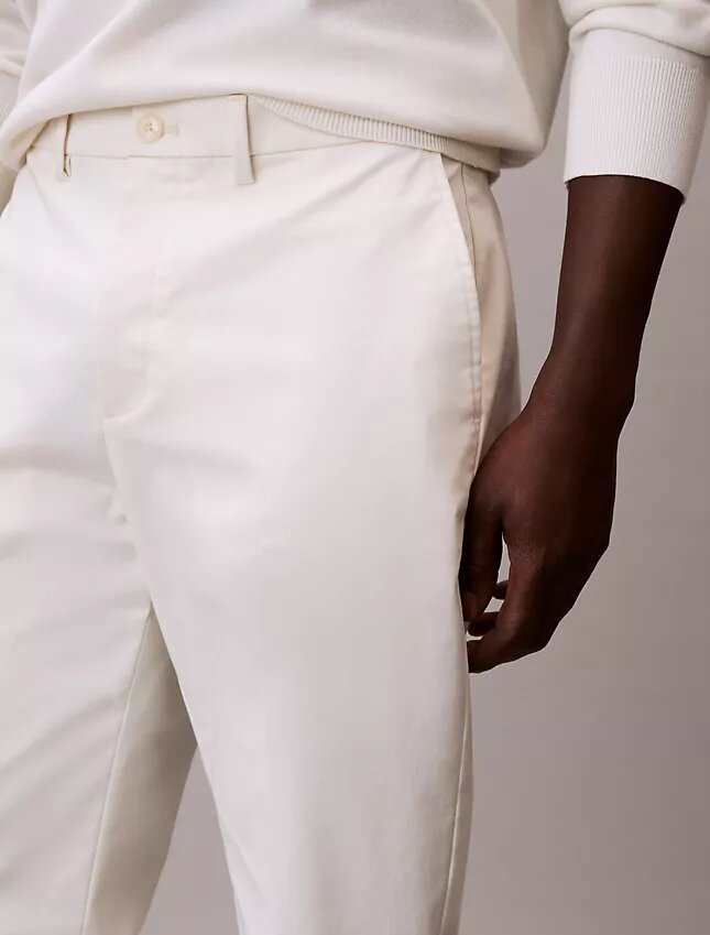 Cotton Stretch Slim Trousers Cotton Stretch Slim Trousers