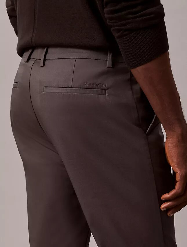 Cotton Stretch Slim Trousers Cotton Stretch Slim Trousers