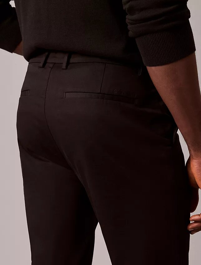 Cotton Stretch Slim Trousers Cotton Stretch Slim Trousers