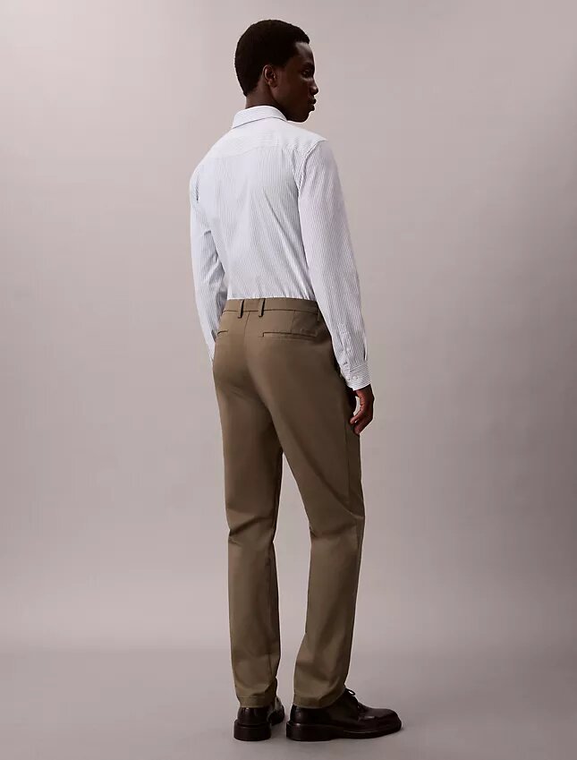 Cotton Stretch Slim Trousers Cotton Stretch Slim Trousers