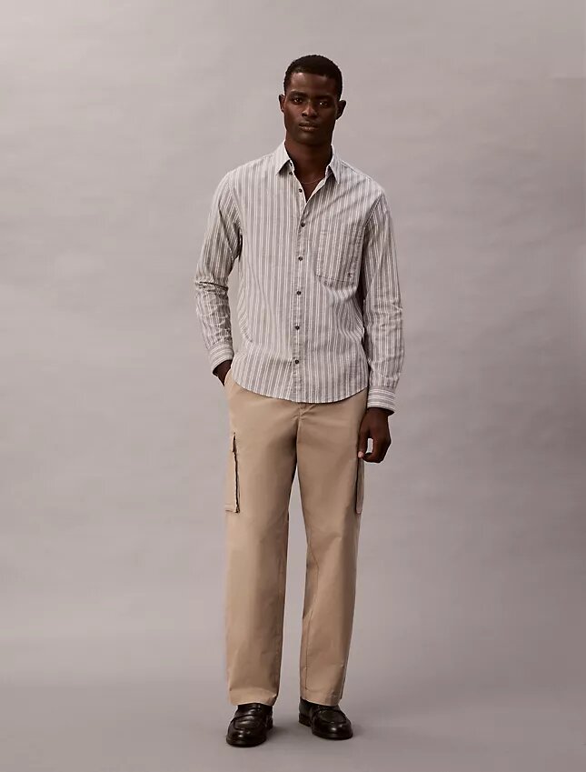 Cotton Stretch Straight Fit Cargo Pants Cotton Stretch Straight Fit Cargo Pants
