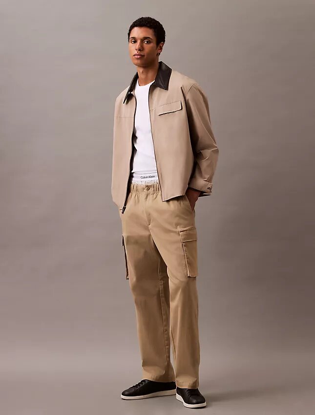 Cotton Stretch Straight Fit Cargo Pants Cotton Stretch Straight Fit Cargo Pants