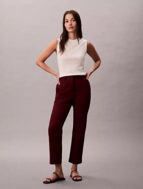 Cotton Stretch Straight Fit Chino Pants