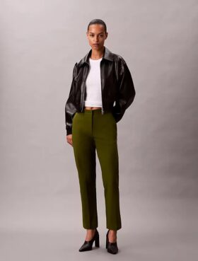 Cotton Stretch Straight Fit Chino Pants