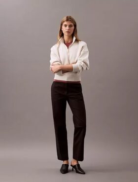 Cotton Stretch Straight Fit Chino Pants