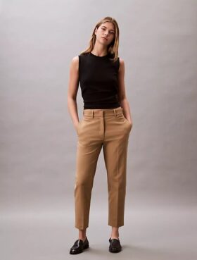 Cotton Stretch Straight Fit Chino Pants
