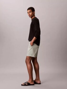 Cotton Stretch Straight Shorts