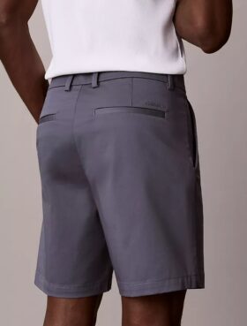 Cotton Stretch Straight Shorts