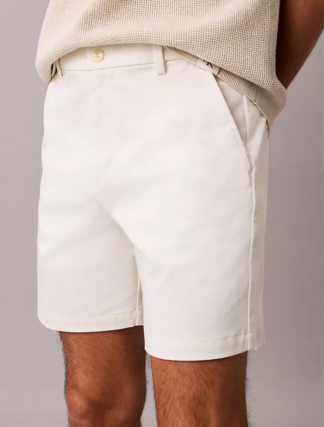 Cotton Stretch Straight Shorts Cotton Stretch Straight Shorts