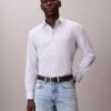 Cotton Stretch Stripe Classic Button-Down Shirt