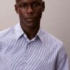 Cotton Stretch Stripe Classic Button-Down Shirt