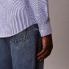 Cotton Stretch Stripe Classic Button-Down Shirt