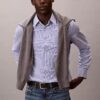 Cotton Stretch Stripe Classic Button-Down Shirt