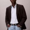 Cotton Stretch Stripe Classic Button-Down Shirt
