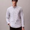 Cotton Stretch Stripe Oxford Classic Button-Down Shirt Cotton Stretch Stripe Oxford Classic Button-Down Shirt