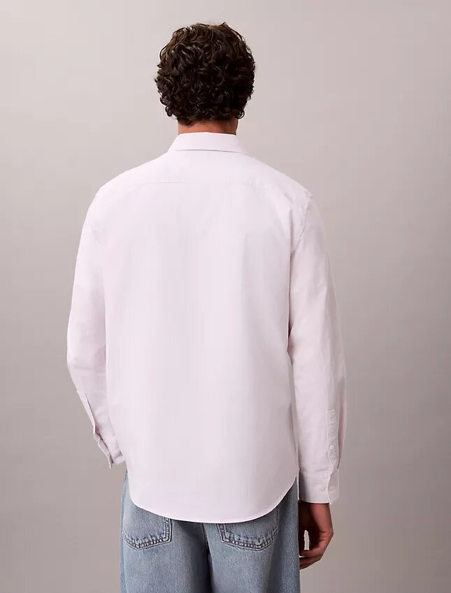 Cotton Stretch Stripe Oxford Classic Button-Down Shirt Cotton Stretch Stripe Oxford Classic Button-Down Shirt