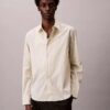 Cotton Stretch Stripe Poplin Button-Down Shirt