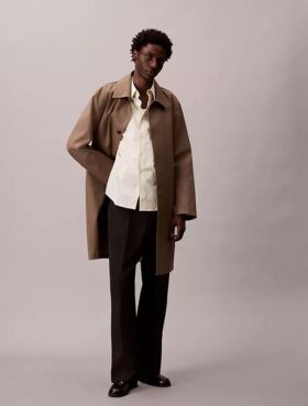 Cotton Stretch Stripe Poplin Button-Down Shirt