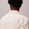 Cotton Stretch Stripe Poplin Button-Down Shirt