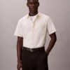 Cotton Stretch Stripe Short Sleeve Button-Down Shirt Cotton Stretch Stripe Short Sleeve Button-Down Shirt